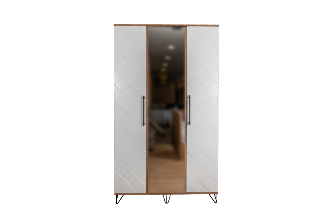 Bella - Bedroom - Wardrobe 3-doors - 1300 x 2240 x 520