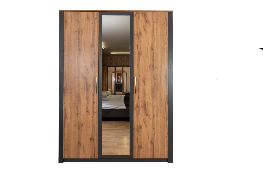 Lugano - Bedroom - Wardrobe 3-doors - 1600 x 2130 x 592