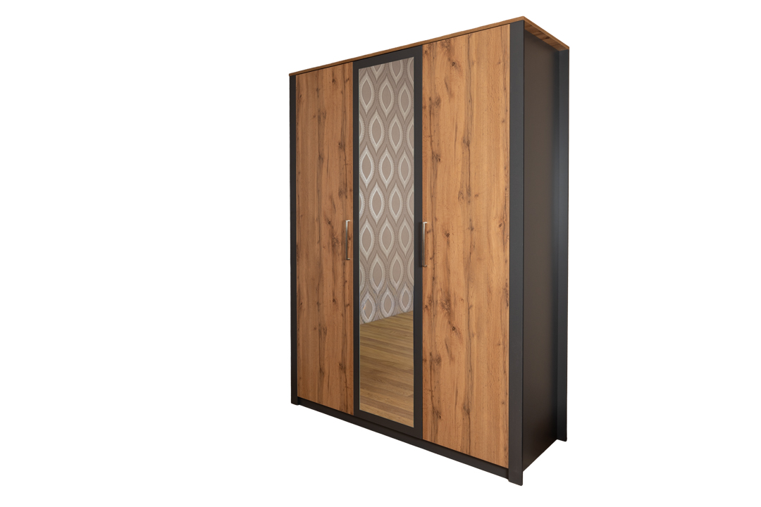 Lugano - Bedroom - Wardrobe 3-doors - 1600 x 2130 x 592