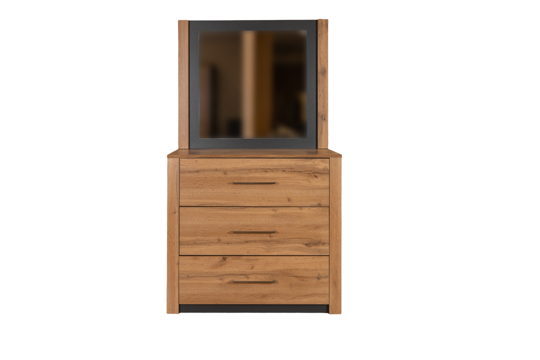 Lugano - Bedroom - Commode & Mirror - 930 x 848 x 448