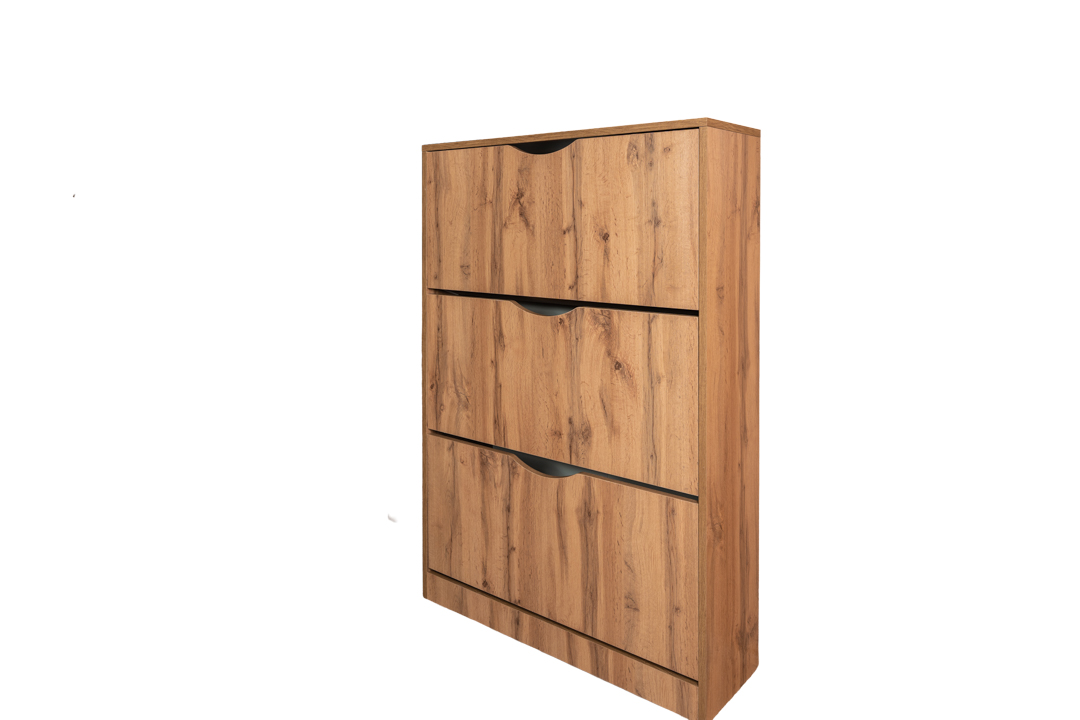 Bissa - Modular - Shoe cabinet 3-compartments  - 900 x 1294 x 250 - (Wotan) - TFF