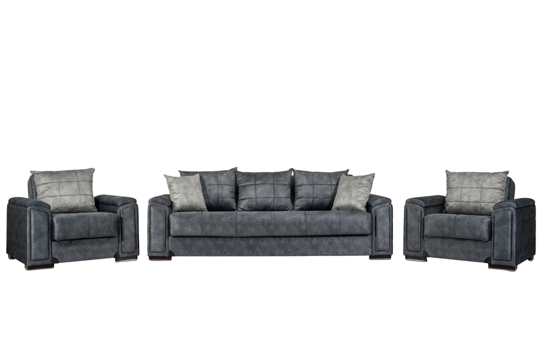 Aqua-Three Piece Sofa