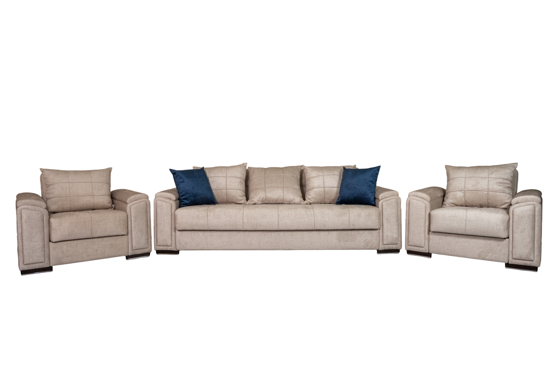 Aqua-Three Piece Sofa