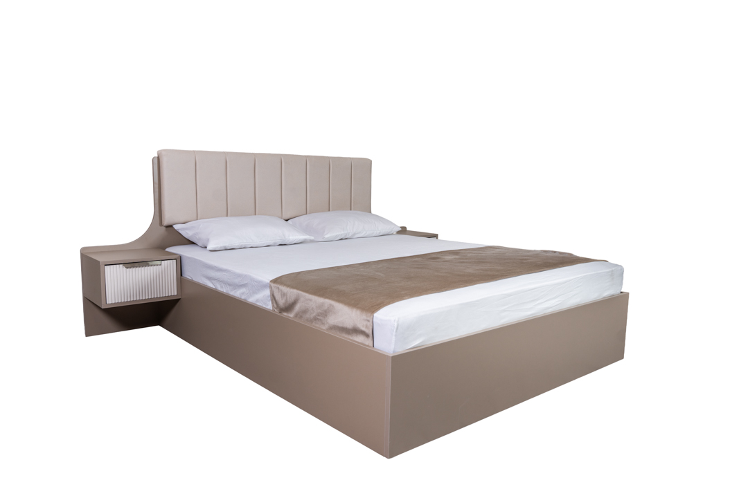 Cosmo - Bedroom - Bed with Bedside table