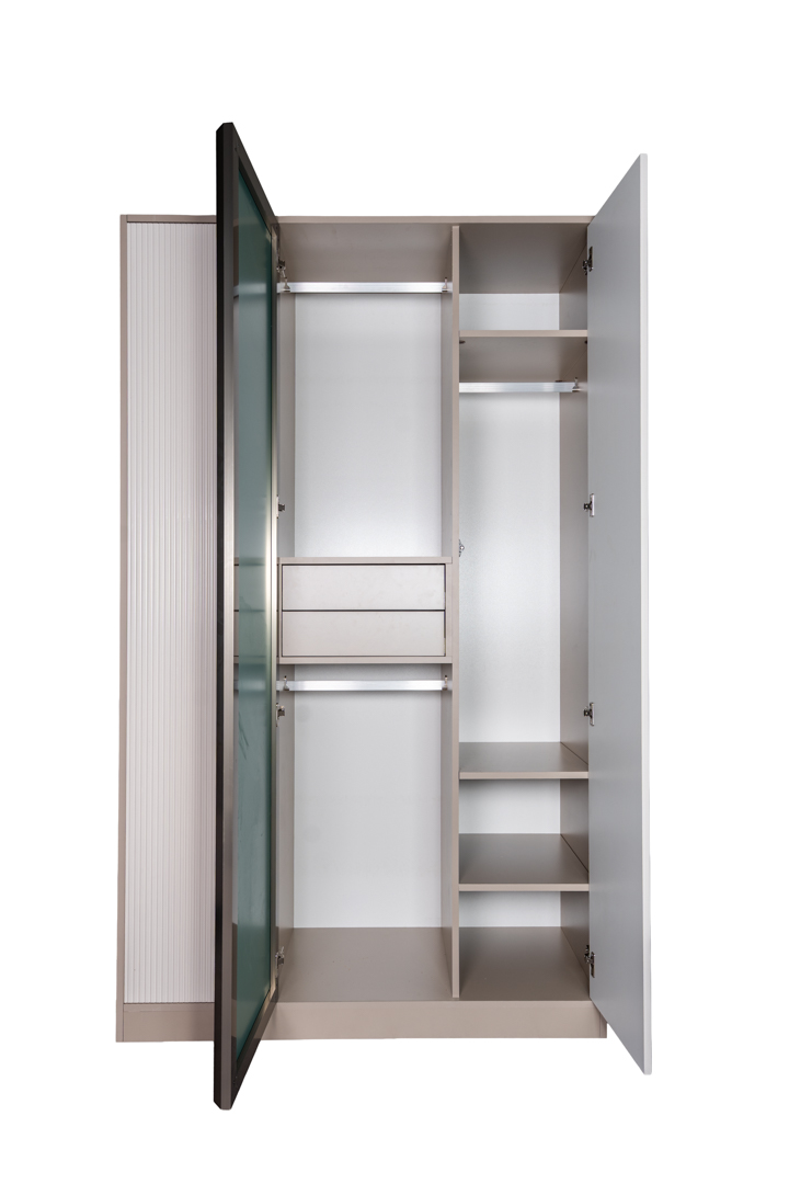 Cosmo - Bedroom - Wardrobe 3-doors - 1300 x 2200 x 520